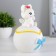 Nightlight "Fox on the Moon" LED 1W 3x LR44 white 10x10x16cm Risalux