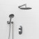 The shower system wasserkraft a16030 Thermo, built -in, thermostat, tropical shower, chrome