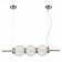 Suspension lamp ST LUCE. SL1155.113.03. Marena. 3x40 W, E14, 83x16.5 cm, Nickel color