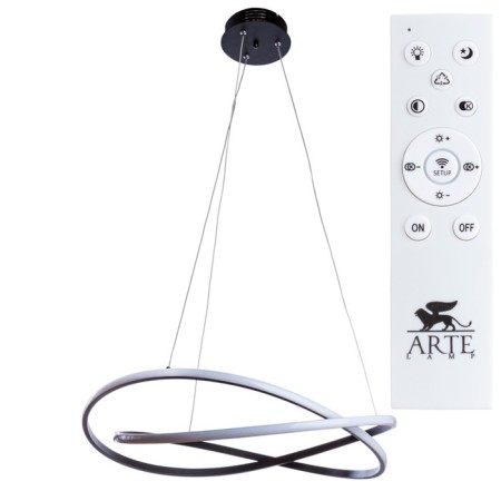 Presto lamp, 162W LED, Black color, 6680lm, 3000-6000k