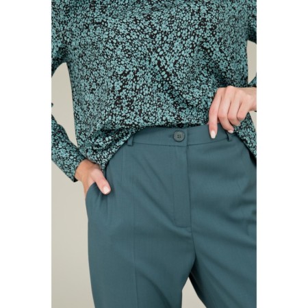 Female trousers, size 58, green color 60615-3