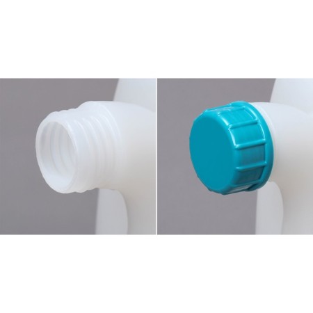 Food canister "Barry", 10 l, with a drain, white-3