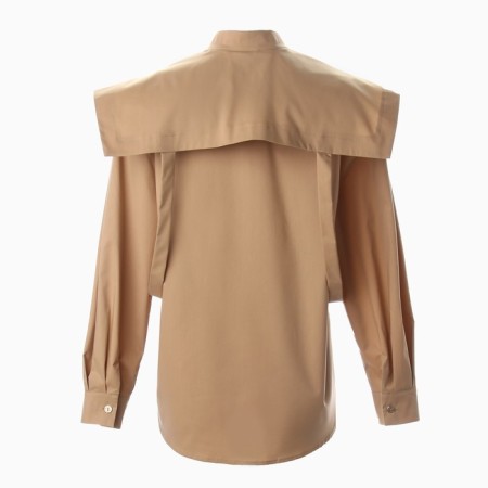 Women's blouse minku: casual collection beige color, rn 50-10