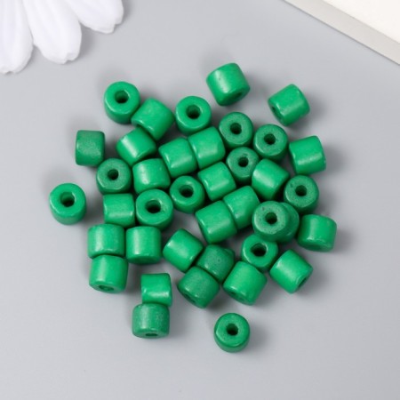 Beads for creativity plastic cylinder "sea green" set 20 grams 0.6x0.6x0.5 cm-1