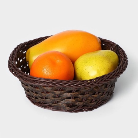 Basket for fruits and bread Daula "Tree", 21 × 21 × 6.5 cm-1