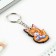 Keychain for keys with the icon "You are a nyashka", anime