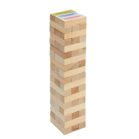 Falling tower, jenga, with a fantamy, 54 bars 6.9 x 2.2 cm, tree-1