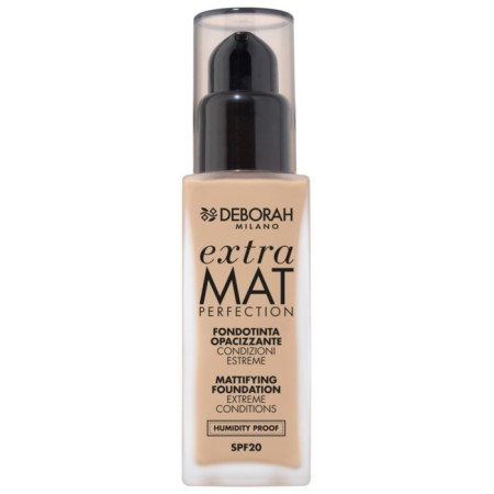 The tonal base matting Deborah Extra Mat Perfection, tone 00 ivory, 30 ml