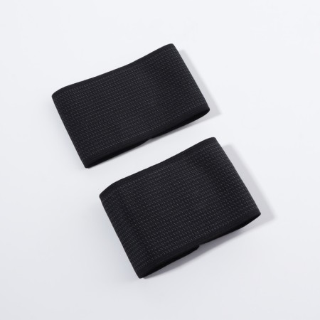 Suppinators for shoes, shock -absorbing, cuff, textile, 10 × 9 cm, pair, black color-1