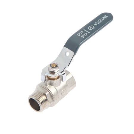 Ballic Aqualink, PN 50 tap, internal/outer thread 1/2 ", lever, nickel.