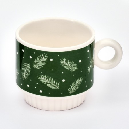 New Year. A set of mugs from ceramics "Happy New Year!", 250 ml, 2 pcs-4