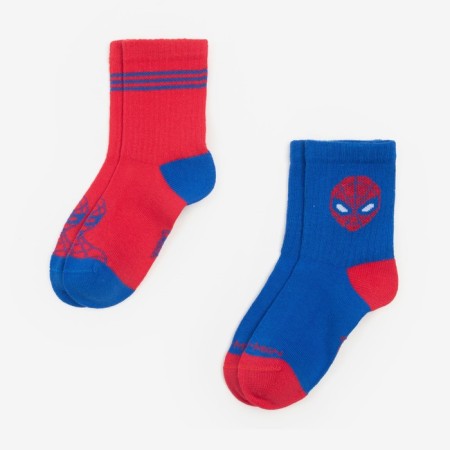 Set of socks "Spider-Man" 2 pairs, red/blue, 16-18 cm-4
