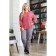 Female pulver, size 54, red color