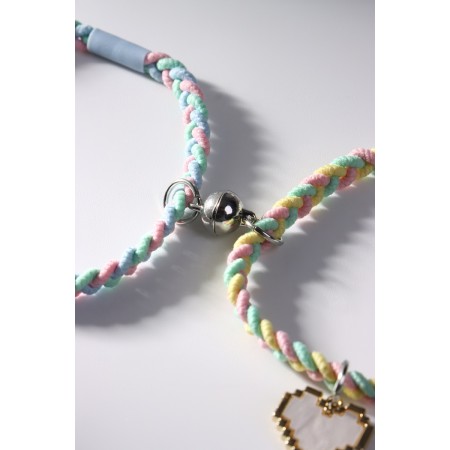Bracelets "Demetrons" pixel hearts, color, 19 size-3