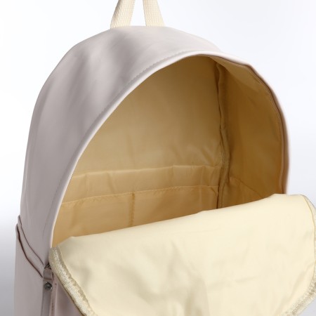 Youth backpack with lightning, 4 pockets, white color-5