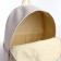 Youth backpack with lightning, 4 pockets, white color