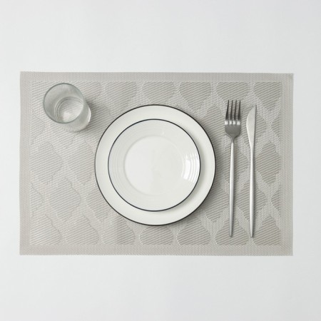 Serving napkin on the table "Grace", 45 × 30 cm, beige color