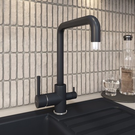 Kitchen mixer Uperwood UPD-004, with a channel for filtered water, color 01 chrome/coal 1030251-2