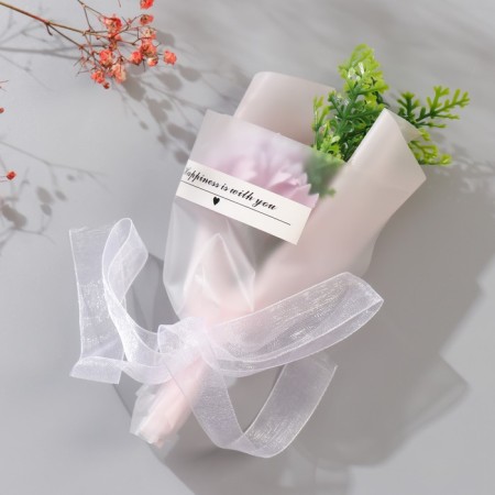 Mini-tube of soap petals "Lilac clove with greens" 13 cm