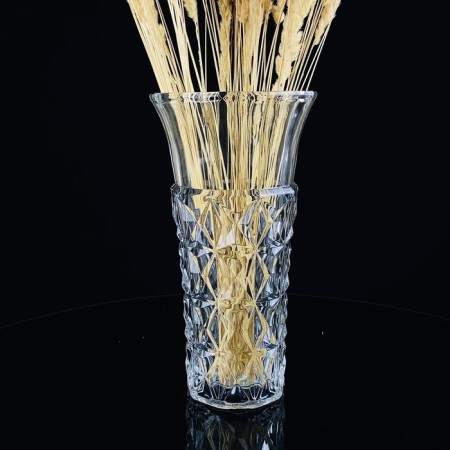 Decorative vase for Lenardi flowers, glass, 28 cm