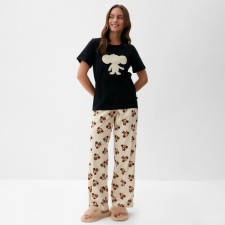 Female pajamas (T -shirt and trousers) KAFTAN Cheburashka r. 44-46