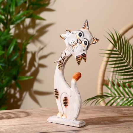 Souvenir on the stand "cat" tree 14x4.5x30 cm-1
