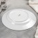 Porcelain plate "Bouquet of flowers", d = 20 cm, white