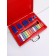 Musical tool Music Life, 25 tones, case, 2 sticks, red