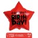 Foil ball 18 "Happy DR", star