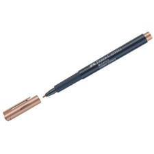 Маркер для декорирования Faber-Castell "Metallics" медь, пулевидный, 1,5мм 160752