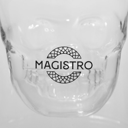 A glass with double walls Magistro "Skull", 250 ml, 9 × 10 cm-3