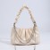 Baget bag with zipper, dairy color