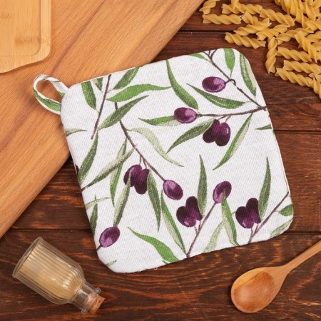 Group of shares Olives 19x19 cm, 100% cotton, Vatin 250 g/m2