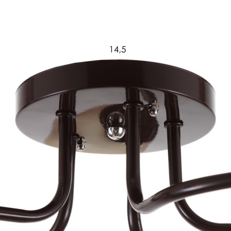 Chandelier 1341003/5br E27 15W brown Bayerlux-3