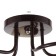 Chandelier 1341003/5br E27 15W brown Bayerlux