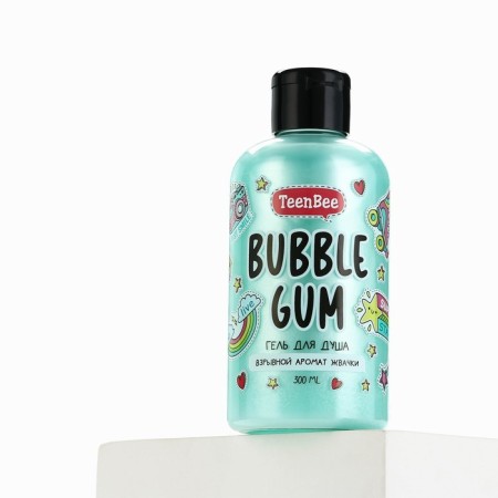 Shower gel, moisturizing, 300 ml, gum aroma, teenbee-9