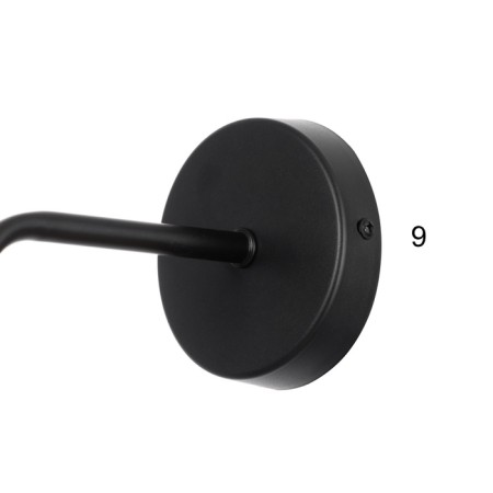 Bra "Andrea" Led 3000k Black Gold 4x4x30sm-6