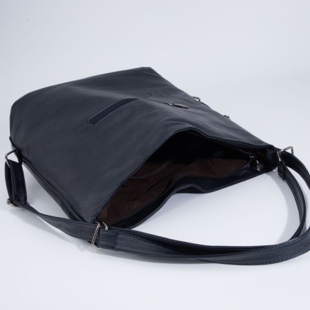 Lurch bag with lightning, 2 external pockets, blue color-4