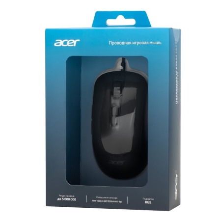 Mouse Acer OMW135 Black Optical (3200DPI) USB (6but)-9