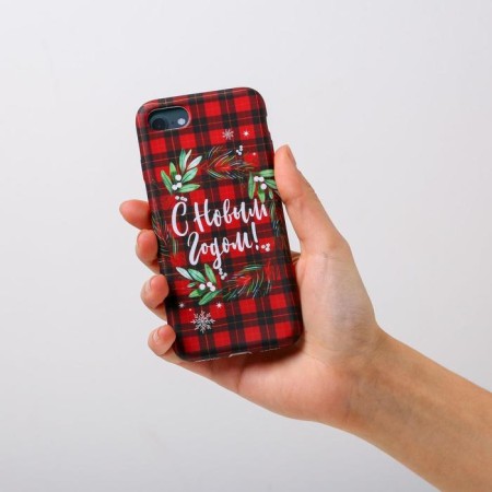 New Year's phone case “Happy New Year”, on the iPhone 7.8-2