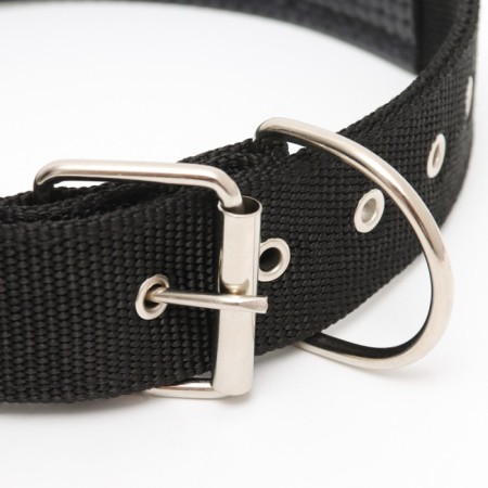 Collar "Comfort" Combined, 70 x 4 cm, Osh 51-61 cm, black-2