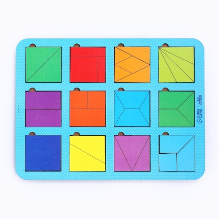 Squares Nikitin, 12 pcs mix-3