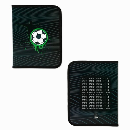 A5 notebook folder on the zipper around the plastic PM-A5-04 Mal "September 1: Football"-1