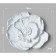 Wall deaf "Mack", 13.5 x 15 cm, white