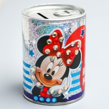 Piggy bank for the New Year, 11x8x8 cm, Minnie Mouse
