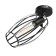Spot "Oval" E27 40W black 14x23 cm