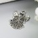 Decor Metal for creativity "Angel in a dress" (A19061) 2x1.4 cm