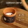 Aromatic candle in a jar of 70 g, soy wax, rose