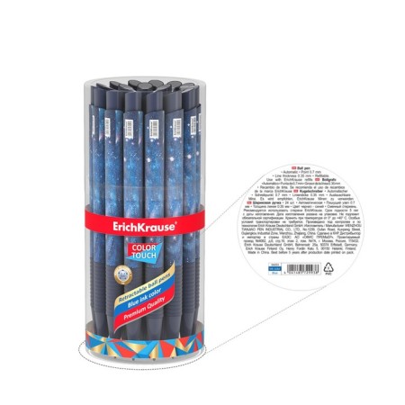 Handle Ball machine gun. Erichkrause Colortouch Space, node 0.7 mm, flu, blue ink-2