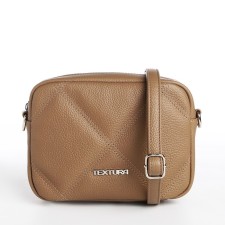 Women's bag over the shoulder Textura, small size, beige color